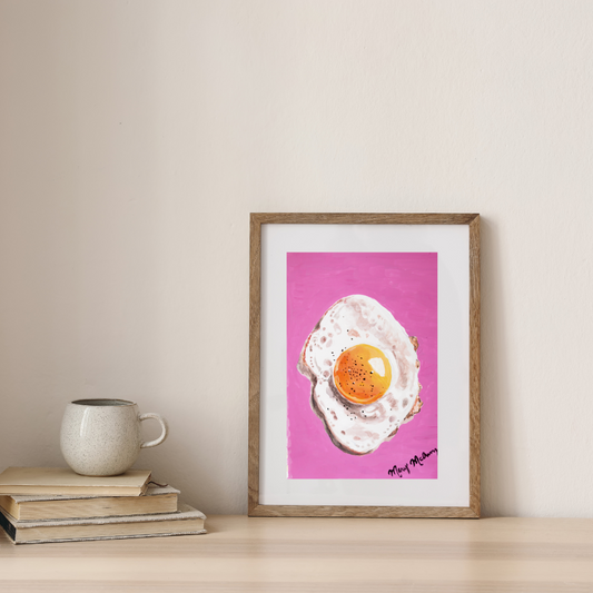 "Pink Yolk-y Club" – 6x9 Gloss Print